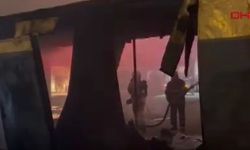 Hatay'da Alevler 6 Konteyner'i Sardı