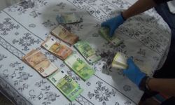 Derin dondurucuda saklanan 85 bin Euro ile yakalandılar