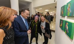 Yenişehir'de Mini Paint-4 Resim Sergisi Açıldı