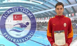Mersin SEM Yüzücüsü Tunç Uçan'dan Türkiye Rekoru