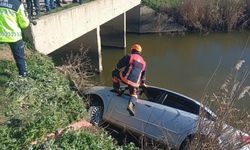 Kontrolünü Yitirip Sulama Kanalına Düşen Otomobilin Sürücüsü Öldü