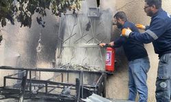 Erdemli'de Müstakil Evde Yangın Çıktı