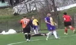 Amatör Lig Maçında Futbolcu Servet Adalı'nın Dili Boğazına Kaçtı