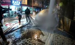 Mersin’de Elektrikli Araç Yangınına Özel Ekipmanla Müdahale