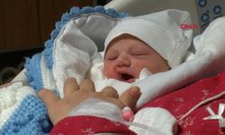 Adana'da yılın ilk bebeği 'Poyraz' oldu