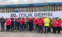 Mersin’den Gazze’ye 20. İyilik Gemisi Dualarla Uğurlandı