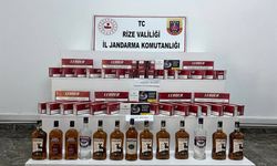 Yol Kontrolünde Kaçak Sigara ve Alkol Yakalandı