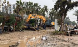 Mersin'de yıkılan köprü ve su basan sitelerin son durumu dronla görüntülendi