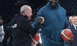 Cumhurbaşkanı Erdoğan, Shaquille O'Neal ile bir araya geldi