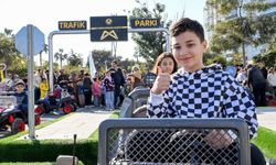 Büyükşehir Trafik Park’ı Çocukların Akınına Uğradı