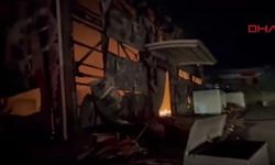 Sünger Deposunda Yangın Çıktı