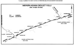 Mersin–Adana Yol Projesi İçin Acele Kamulaştırma Kararı