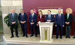 Kartalkaya Otel Yangını Araştırma Komisyonu üyeleri TBMM'de basın toplantısı düzenledi