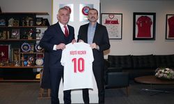 Rüştü Reçber, TFF Başkanı Hacıosmanoğlu ile görüştü