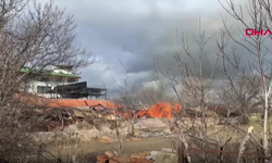 Tek Katlı Depoda Sobadan Yangın Çıktı