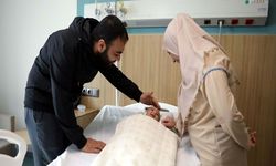 Talha bebeğin dünyada nadir görülen beyin tümörü