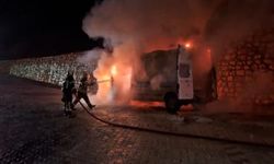 Amasya’da Hasta Nakil Aracı Alev Aldı: Yatalak Hasta Kurtarıldı