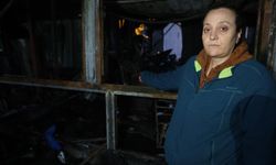 Depremde Evini Kaybeden Aile Yangınla Birlikte İkinci Kez Yuvalarından Oldu