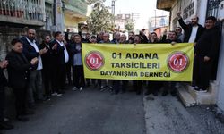 Adana'da Taksiciler, Korsan Taşımacılığına Tepki Göstermek İçin Eylem Düzenledi