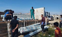 Antalya'da seraları zarar gören üreticilere naylon desteği