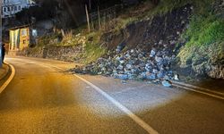 İstinat Duvarı Çöktü, Yol Kapandı