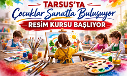 Tarsus’ta çocuklar sanatla buluşuyor: resim kursu başlıyor
