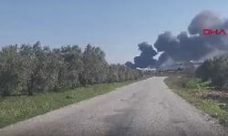 Manisa'da oyuncak fabrikasında yangın