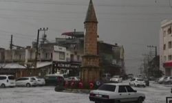 Adana'da Dolu Yağışı Etkili Oldu