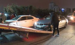 İstanbul'da Zincirleme Kaza; 8 Araç Birbirine Girdi