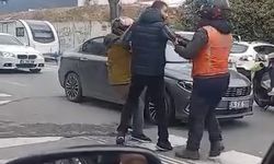 Ümraniye'de yol verme kavgasında silah çekti