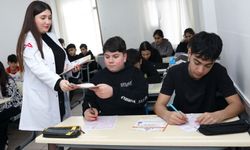 Kurs merkezi öğrencileri gerçek sınav atmosferini büyükşehir ile deneyimliyor