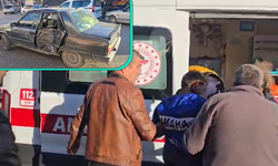 Otomobil ile motosiklet çarpıştı: 1 yaralı