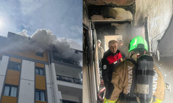 Antakya’da alevlere teslim olan ev kullanılmaz hale geldi