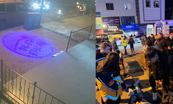 Annesinin motosikletini izinsiz alıp, gezmek isteyen çocuğun kazası kamerada