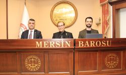 Mersin Barosu ve Çağ Üniversitesi mezunları söyleşide bir araya geldi