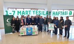 Yüreğir Kaymakamlığında Yeşilay Haftası standı açıldı
