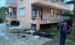 Antalya'da apartman dairesinde yangın