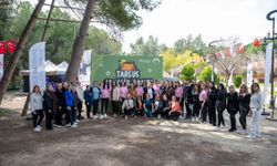 Kadınlar doğada hem sağlık hem sanat dolu anlar yaşadı