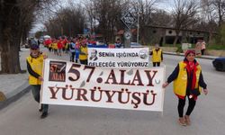 Çanakkale'ye yürüyen '57'nci Alay' korteji, Edirne'ye ulaştı