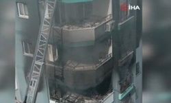 Adana'da apartmanın 10'uncu katında yangın çıktı