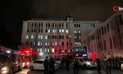 Mersin'de emniyetin ek binasında yangın