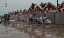 Kuvvetli rüzgar hasara yol açtı