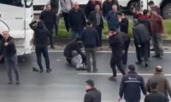 Yolun karşısına geçmeye çalışan kişiye tanker çarptı