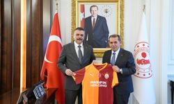 Galatasaray Başkanı Dursun Özbek'ten İçişleri Bakanı Mustafa Çiftçi'ye ziyaret