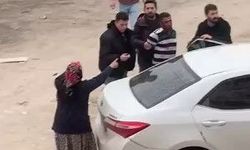 Hükümlüyü yakalamaya giden polise direndiler