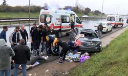 Tuzla TEM otoyolunda kaza, 7 yaralı