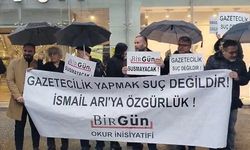 Mersin’de Gazeteci İsmail Arı için basın açıklaması