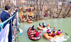 Munzur Nehri'nde 'rafting' heyecanı