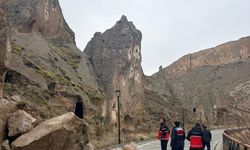 Soğanlı Vadisi’nde kaya parçası düştü