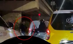 Sopayla aracından inen taksici tutuklandı